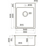 Мойка OMOIKIRI AMADARE 39-IN нерж.сталь/нержавеющая сталь 4997028