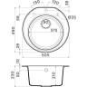 Мойка OMOIKIRI MIYA 50R-BL Tetogranit/черный 4993502