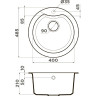 Мойка OMOIKIRI YASUGATA 48R-CH Tetogranit/шампань 4993241