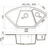 Мойка OMOIKIRI YONAKA 98-C-GR Artgranit/Leningrad grey 4993714