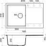 Мойка OMOIKIRI DAISEN 78T-WH Tetogranit/белый 4993522
