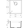 Мойка OMOIKIRI BOSEN 38-U-GR Tetogranit/leningrad grey 4993538