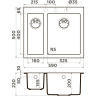 Мойка OMOIKIRI BOSEN 59-2A-GR Artceramic/Leningrad grey 4993822