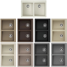 Мойка OMOIKIRI BOSEN 80-2-BL Tetogranit/черный 4993836