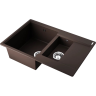 Мойка OMOIKIRI DAISEN 78-2T-DC Tetogranit/темный шоколад 4993534