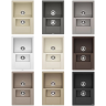 Мойка OMOIKIRI DAISEN 78-2T-PL Tetogranit/платина 4993533