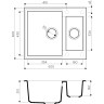 Мойка OMOIKIRI SAKAIME 60-2-CH Tetogranit/шампань 4993913
