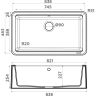Мойка OMOIKIRI Tarento 83-U/I-WH Tetogranit/белый 4993177