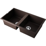 Мойка OMOIKIRI TEDORI 86-2-DC Tetogranit/темный шоколад 4993928