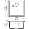 Мойка OMOIKIRI YAMAKAWA 45T-U/I-PL Tetogranit/платина 4993312