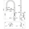 Смеситель OMOIKIRI KANTO-2 PLUS-SB-LG-BL латунь/светлое золото/черный 4994461